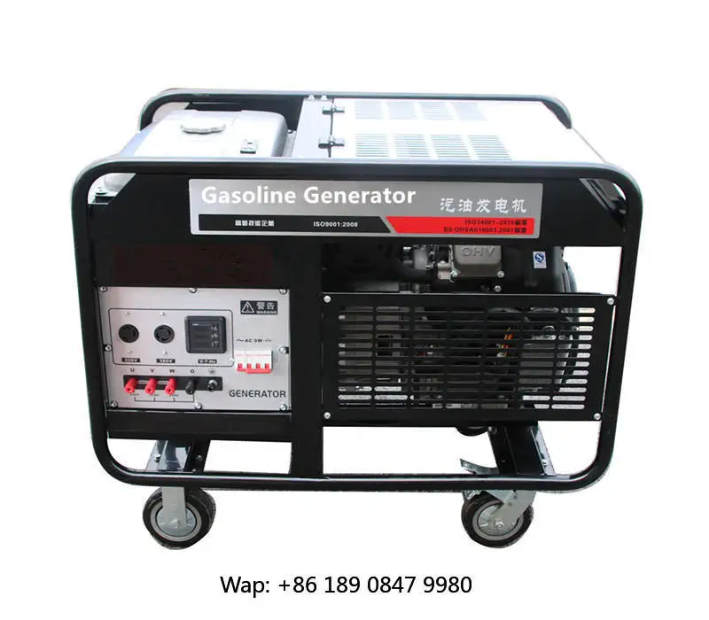 【Hot】6kw Gas-oline Generator Set 7kva Electric Single-Phase 220v/380v Gas-oline Generator