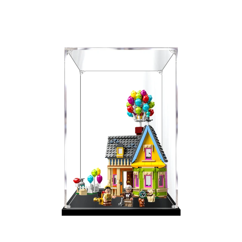 

20x 15x 30cm 2mm 3mm Display Box For Lego 43217 Flying Balloon Up House Building Blocks Showcase Blocks Accessories