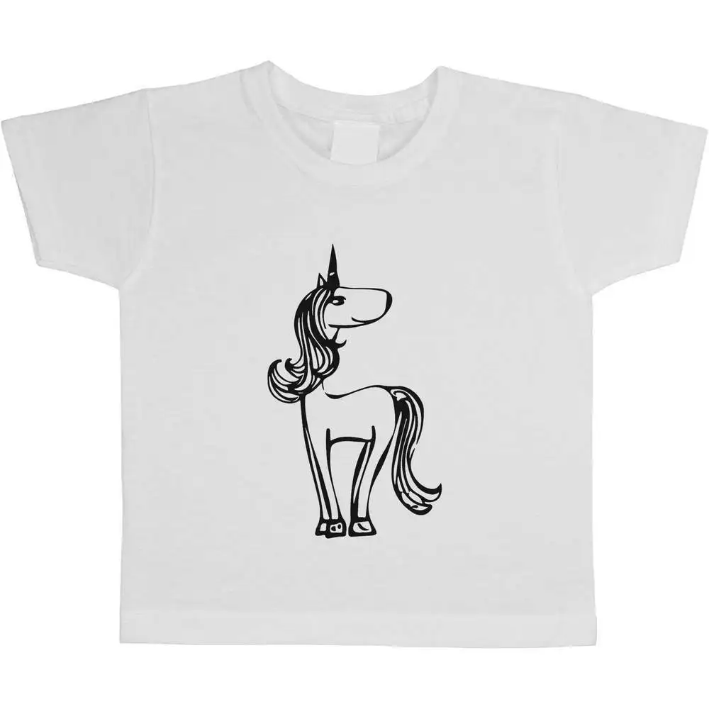 

Majestic Unicorn' Children's / Kid's T-Shirts Boys Girls cartoon High Quality 100%Cotton Summer Short Sleeve