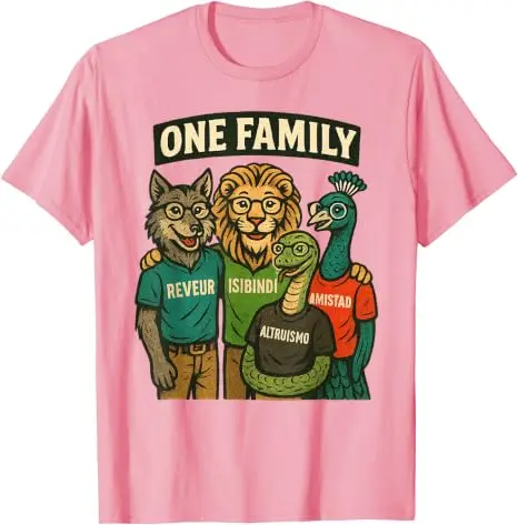 ISIBINDI, REVEUR 4 Häuser 1 Familie T-Shirt Y2k Cartoon Niedliches Grafik-T-Shirt mit Spruch „Reveur“, Haus, Träumer, Rca, Schule, Geist, Geschenk – Detail 8