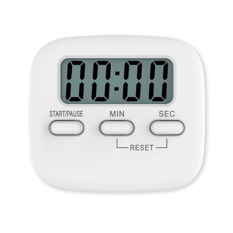 Temporizador de Cozinha CYCLI com Tela Digital LCD, Magnético, Cronômetro de Contagem Regressiva para Cozinhar e Dormir