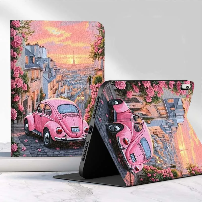 capa-para-tablet-rosa-com-estampa-de-carro-e-flores-popular-para-huawei-mediapad-matepad-pro-air-12-x-t5-t10s-m6-m5-c5e-se-11-115-polegadas