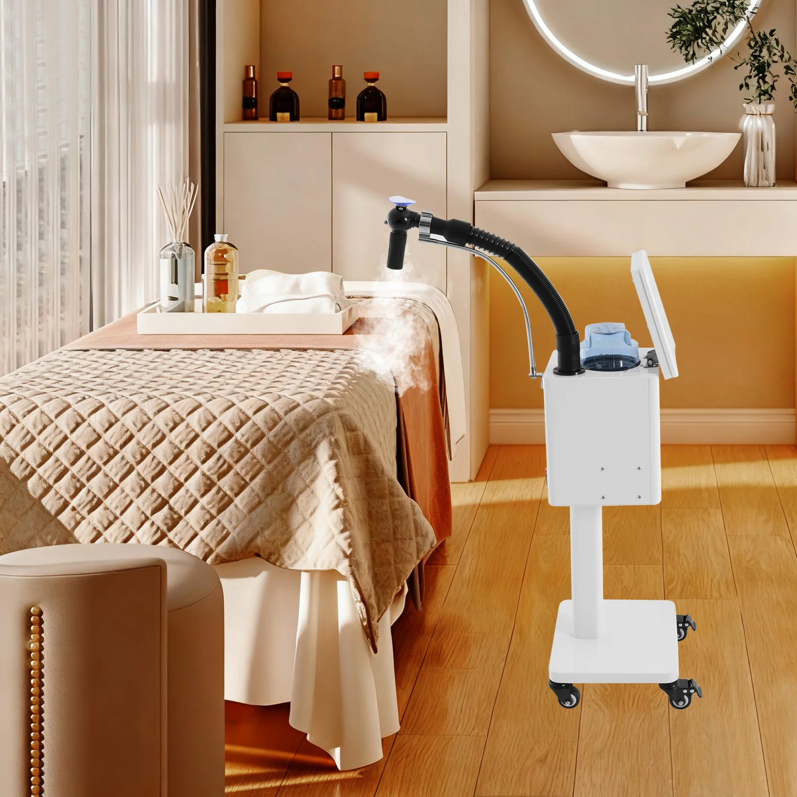 ヘアスチーマー スタンド式ヘアスチーマー ナノヘアスチーマー 深いヘアケア用 ナノミストヘアスチーマー 900-1600W