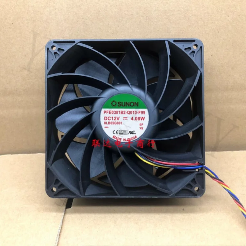 

Y+ FOR SUNON PFE0381B2-Q010-F99 DC12V 4.08W 14038 14CM Cooling Fan