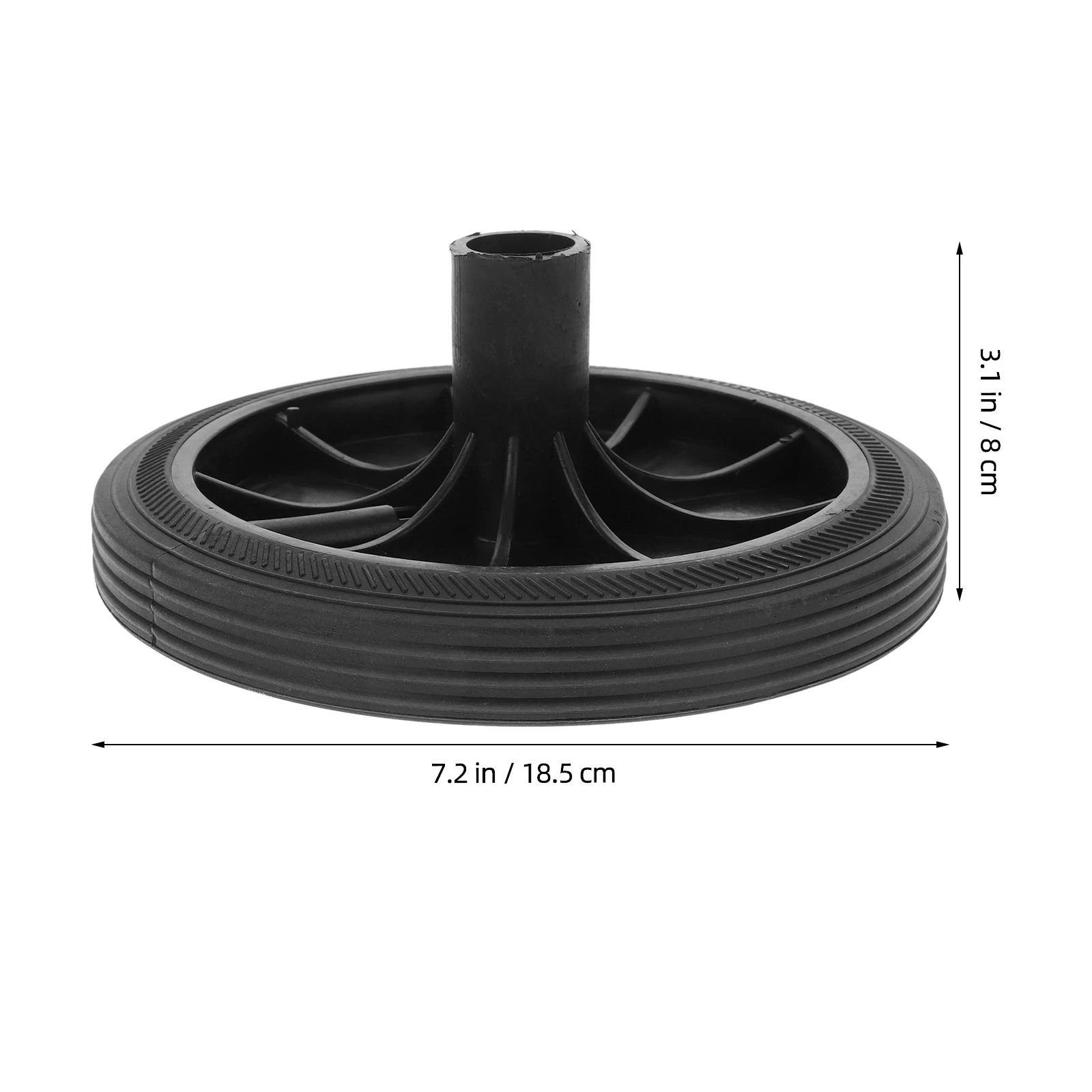 

2 pcs Trash Can Wheels Replacement Garbage Bin Wheel Durable Outdoor Trailer Repair Tools Wastebasket Mobility Accessories