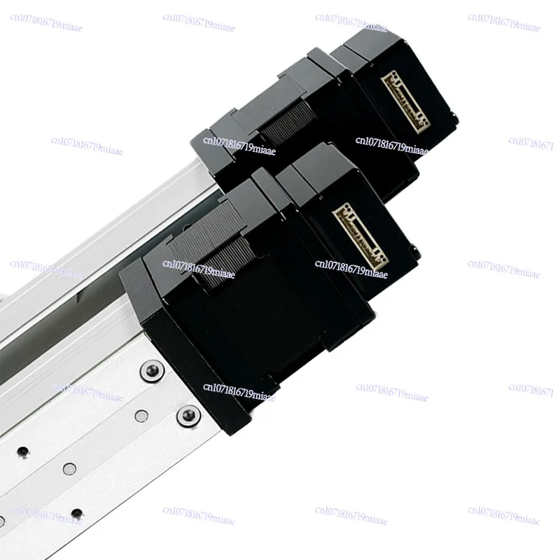 Miniature precision fully enclosed integrated screw cross three-axis guide rail sliding table linear motion module