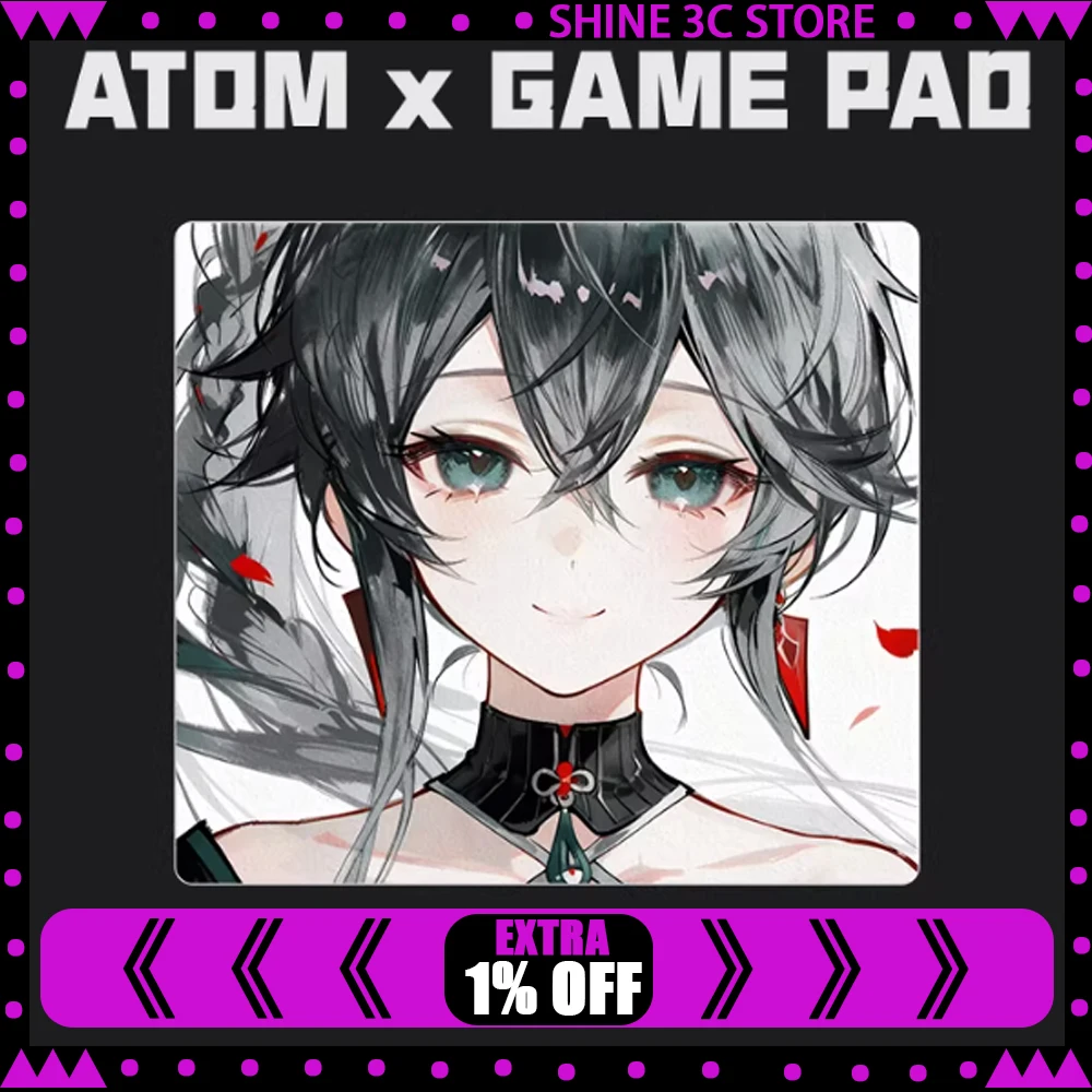 

Игровой коврик для мыши ATOM Resin, для FPS, скорости и точности, нескользящий, водонепроницаемый, для CSGO, APEX, Valorant, аксессуары для ПК, подарки