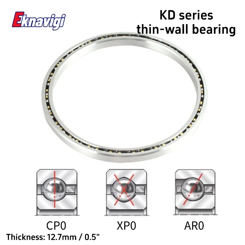 KD Series Pillow Block Bearing  KD040CP0/XP0/AR0 /042/045/047050/055/060//070/075/080/090 Thickness: 12.7mm / 0.5