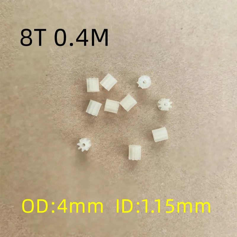 10pcs/bag 0.3M 0.4M 0.5M 6T 7T 8T 9T 10T 11T 12T 13T Plastic Gears Coreless Motor Engine Gear Drone Car Helicopter Spare Parts