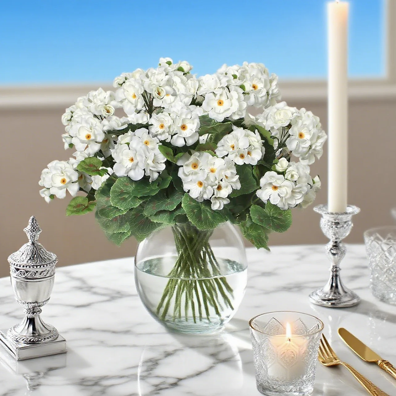Flores Artificiales de Begonia para Arreglos Florales en el Hogar, Ramo de Novia, Corona de Boda Festiva, Decoración DIY, Regalos, Corona, Jarrón, Adorno para Camino