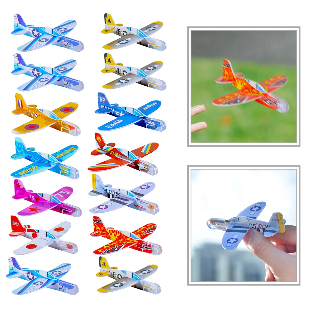 30 Pcs Small Toys Plane Airplane Kids Aircraft Glider Planes Airplanes for Child