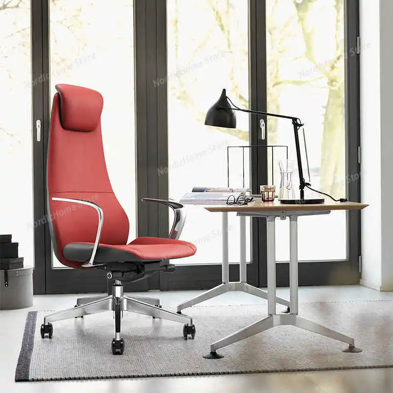 

Comfortable Meditation Office Chair Modern Rotatable Vanity Solid Office Chair Luxury Designer Wheels Metal Muebles Furniture