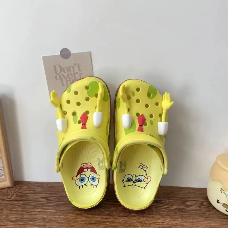 Cartoon Clogs Sommer Strand Rutschfeste Anime Spongebob Patrick Star Schuhe Eva Geschlossene Zehenpartie Komfort Ultra Coole Neue Sandalen Paar-Geschenk – Detail 11