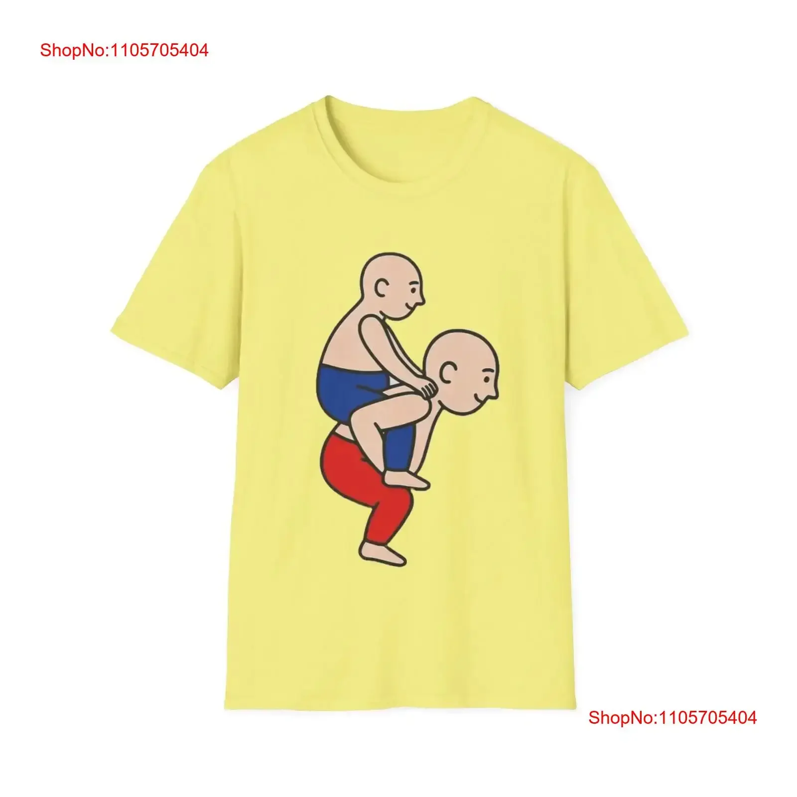 Piggyback T Shirt Bald Men Funny long or short sleeves vintage Washed Breathable Stylish Soft designer clothes Versatile Casual
