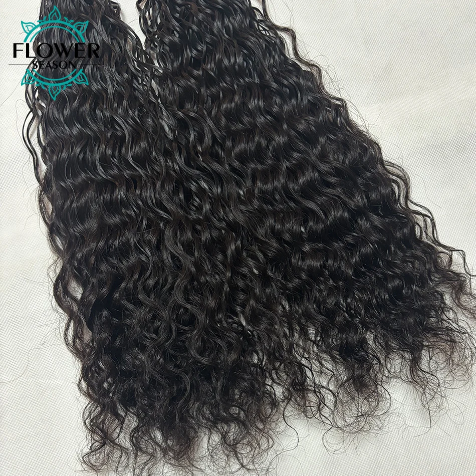 Pre-Divided Bulk Human Hair For Braiding Curly Double Drawn Bulk Hair Extensions Water-soluble vegetable Gum Human Hair Bulk