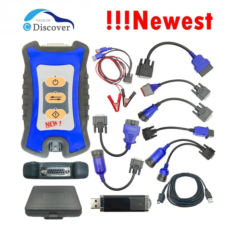 Newest for NEXIQ-3 USB Link2 125032 Diesel Truck Interface Diagnostics BT for Heavy Duty Truck Scanner Diagnostic Tool