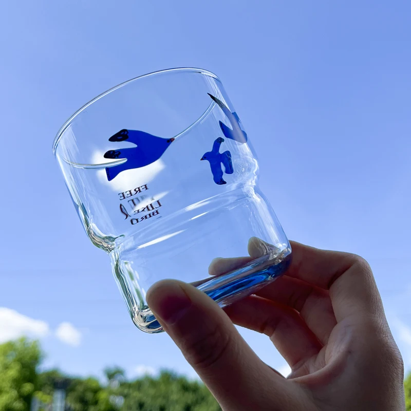 High Quality Glass Cups, Home American Coffee Cup, Heat-resistant Couple Gift Water Cup, Summer Beer Glass, Whiskey Glasses