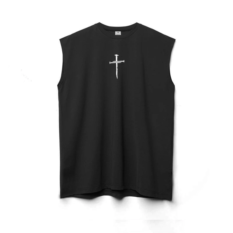 

Personalized Cross Gym Fitness Casual Singlets Mesh Breathable Quick Dry Sleeveless T-Shirt Mens Soprt Workout Muscle Tank Tops
