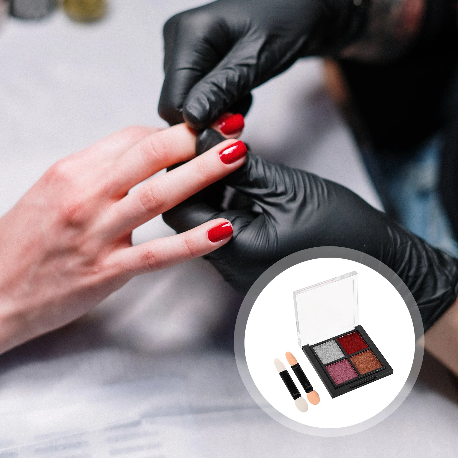 

4 Colors Nail Powder For Manicure Ultra Shiny Metallic Reflective Pigment Dipping Powder Nails Decoration Set Glitter Flakes