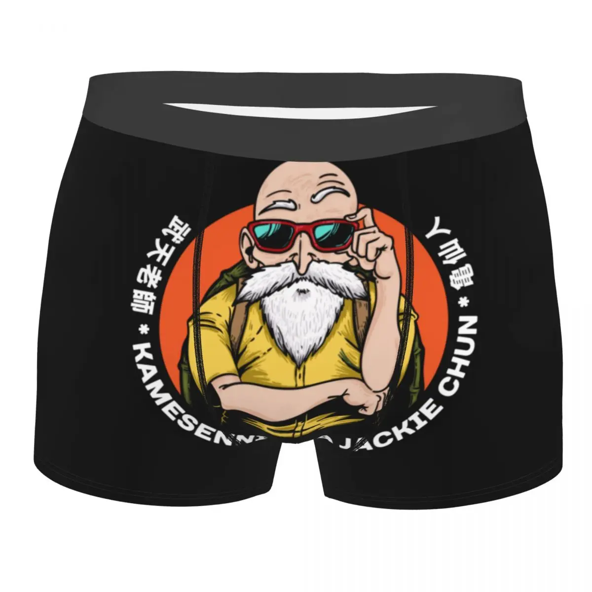 Sexy Boxer Kame Sennin Jackie Chun Shorts Panties Men Underwear Master Roshi Dragon Ball Breathable Underpants for Male