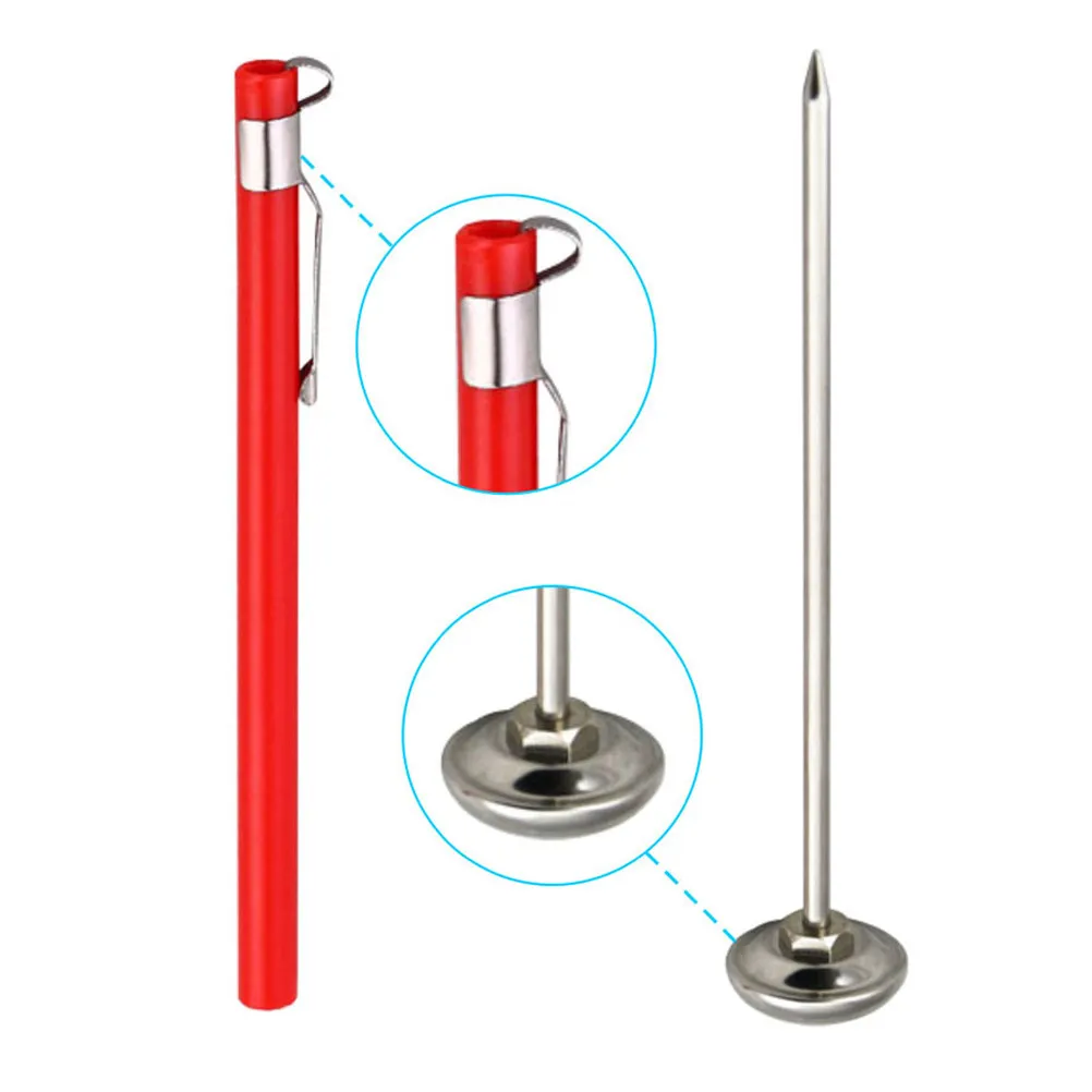 Food Thermometer Stainless Steel Precise Probe Easy Use for Kitchen Home Bbq Meat Coffee Milk Temperature Cooking Daily