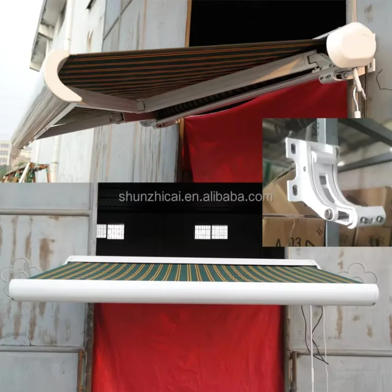 

Full Cassete Aluminum Manual Remote Double Control Diy Electric Retractable Awning Customization