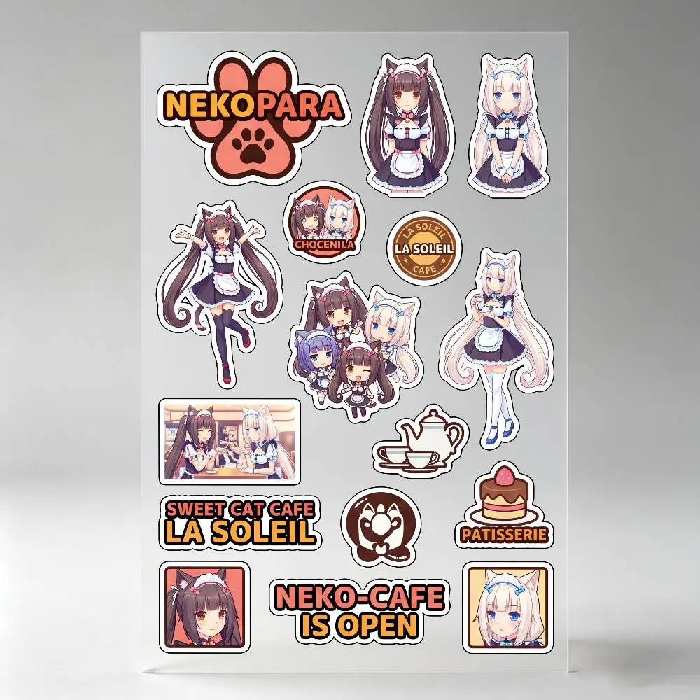 

Anime Kawaii Girl Nekopara Stickers Auto Body Bumper Windows Motorcycle Laptop Walls Vinyl Decal Car Tuning Accessories