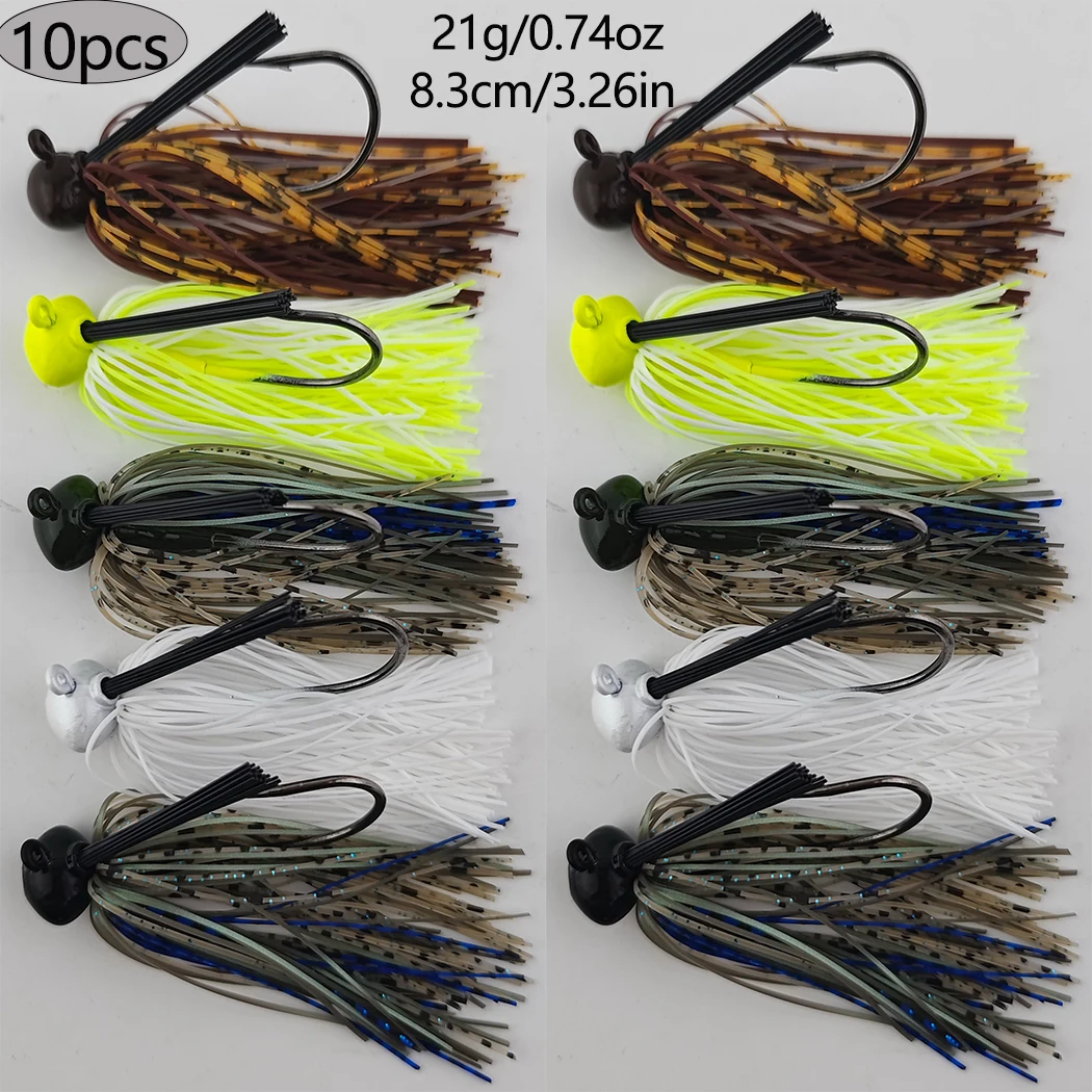 

10 шт. 7 г/10 г/14 г/21 г Finesse Chatter Bait Spinnerbait рыболовная приманка Weedless Buzzbait воблер Chatterbait для окуня, щуки, судака