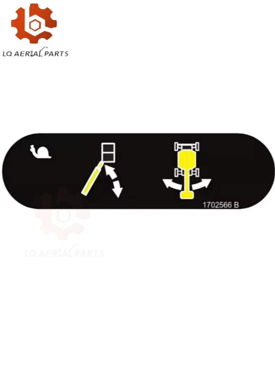 

JL-1702566 1702566 Decal Used for JLG Boom Lift 100SX 1100S 1200SJP 1350SJP