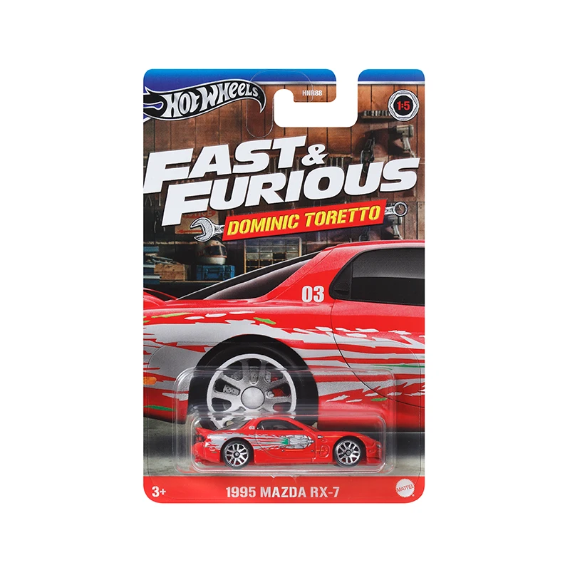 Hot Wheels Fast and Furious DOMINIC TORETTO HNR88 Miniature Cars Hotwheels 1/64 Car Model Diecast Hoteelws Carros Hotweheels