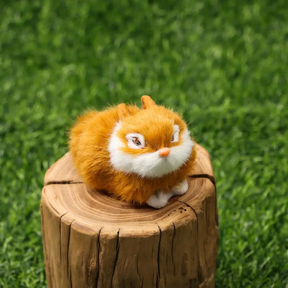 Cute Desktop Furnishings Lifelike Animal Rabbit Model Simulation Easter Rabbits