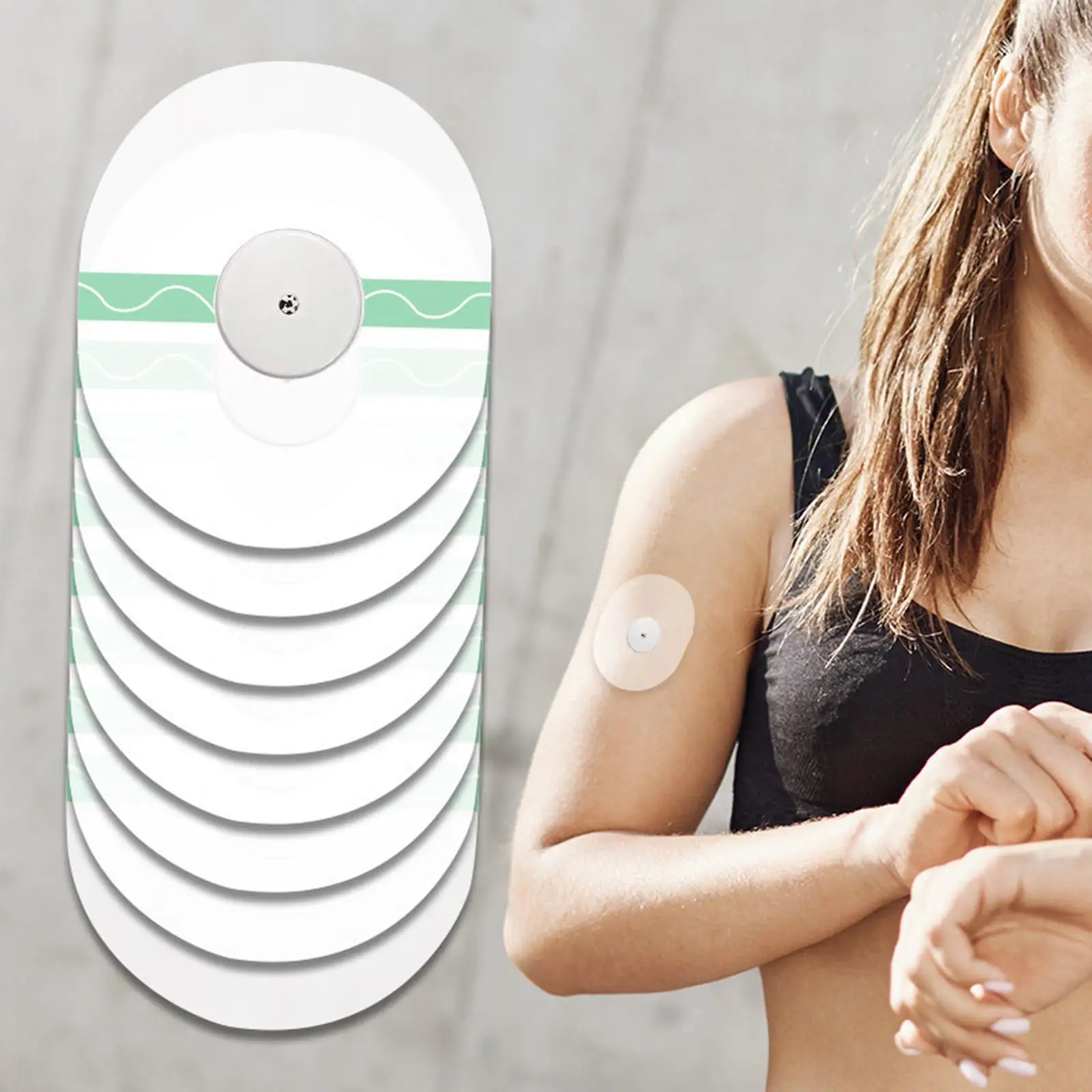 Clear Waterproof Sensor Covers Adhesive Patches Precut Overpatch Tape for Freestyle Libre Shower Running Cycling Sports