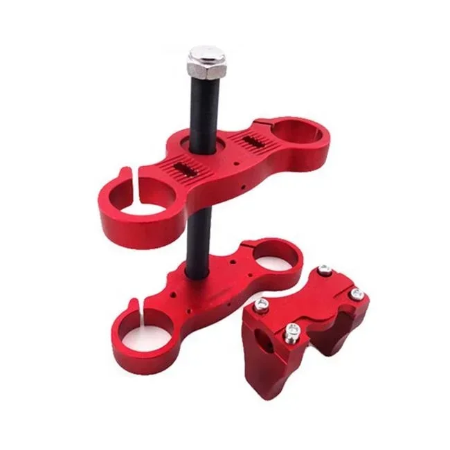 

Factory Production CNC Machined Aluminum Motorcycle Upper and Bottom Triple Clamp
