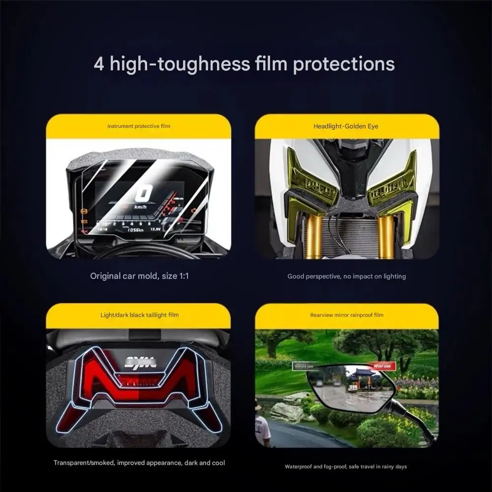 【Perfect fit】For SYM ADXTG 400 headlight film sticker TPU transparent film sym adx tg 400 400 adx tg