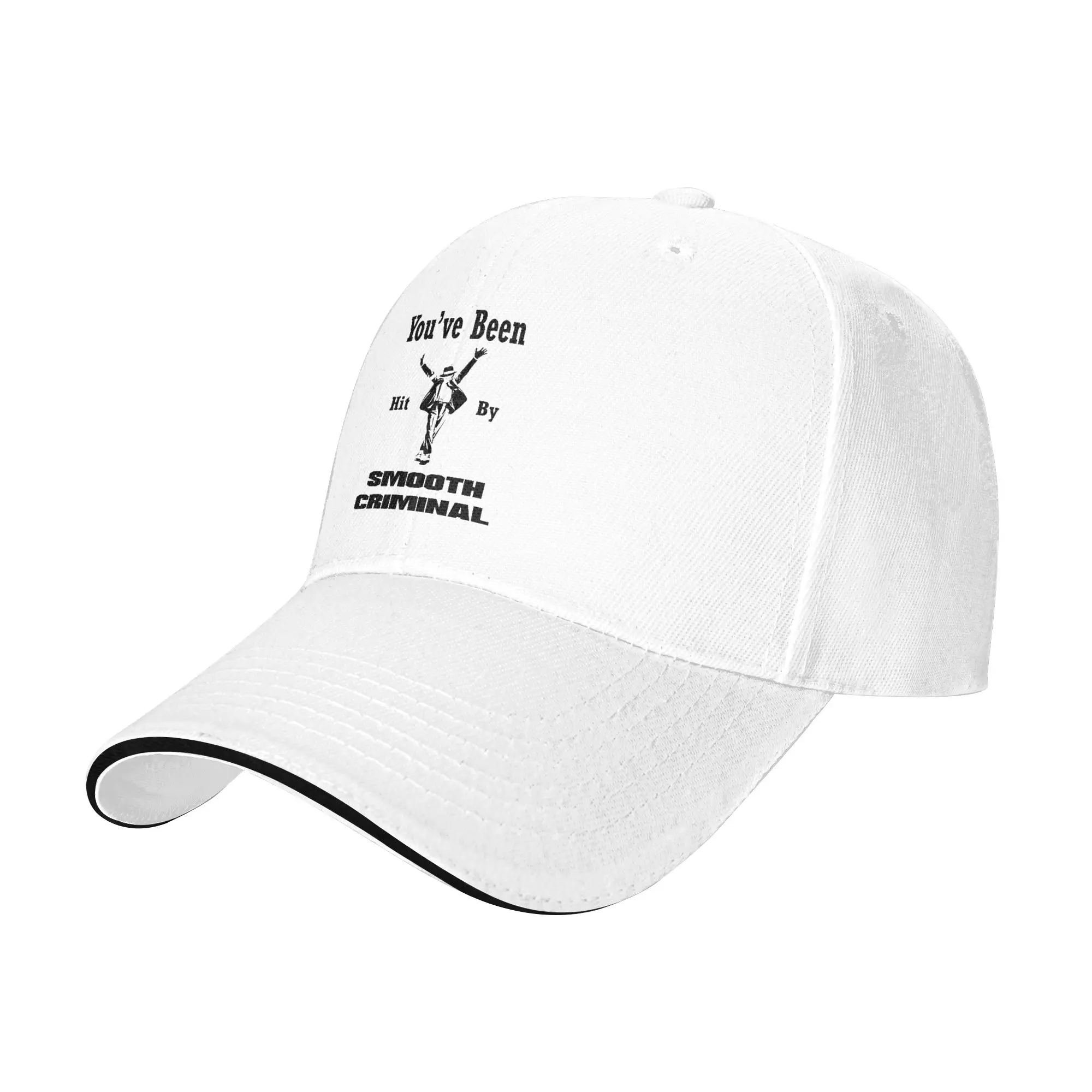 Vintage MJ Smooth Baseball Cap Casual Music Sandwich Hats for Men Women Adjustable Dad Hat Outdoor