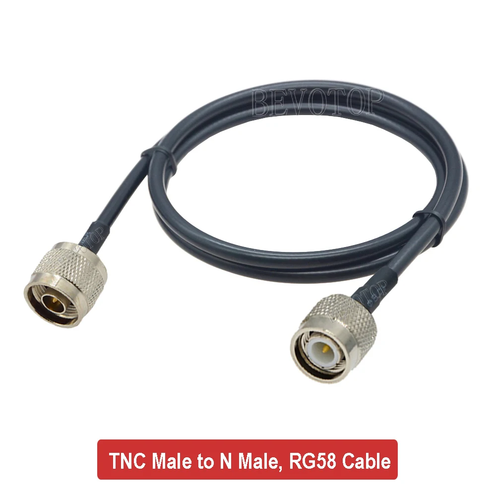 RG58 Coaxial Cable TNC Male to N Male Female connector Pigtail Coax cable TNC to N cable line 10CM-30M BEVOTOP