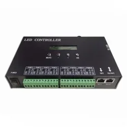 SD Card FAT 8outports DMX512 Chips Address Support jinxi System Console H807SA Artnet Protocol LED Slave Controller Hot sales