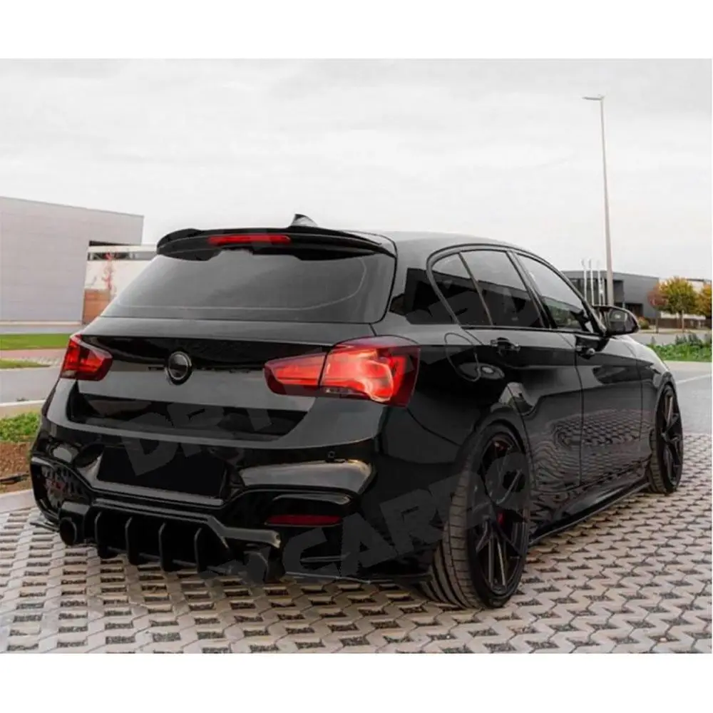 

Car Rear Diffuser Bumper Lip Spoiler Bodykit Trim for BMW F20 LCI M140i M Sport 2015 2016 2017 2018 Diffuser Decoration Strips