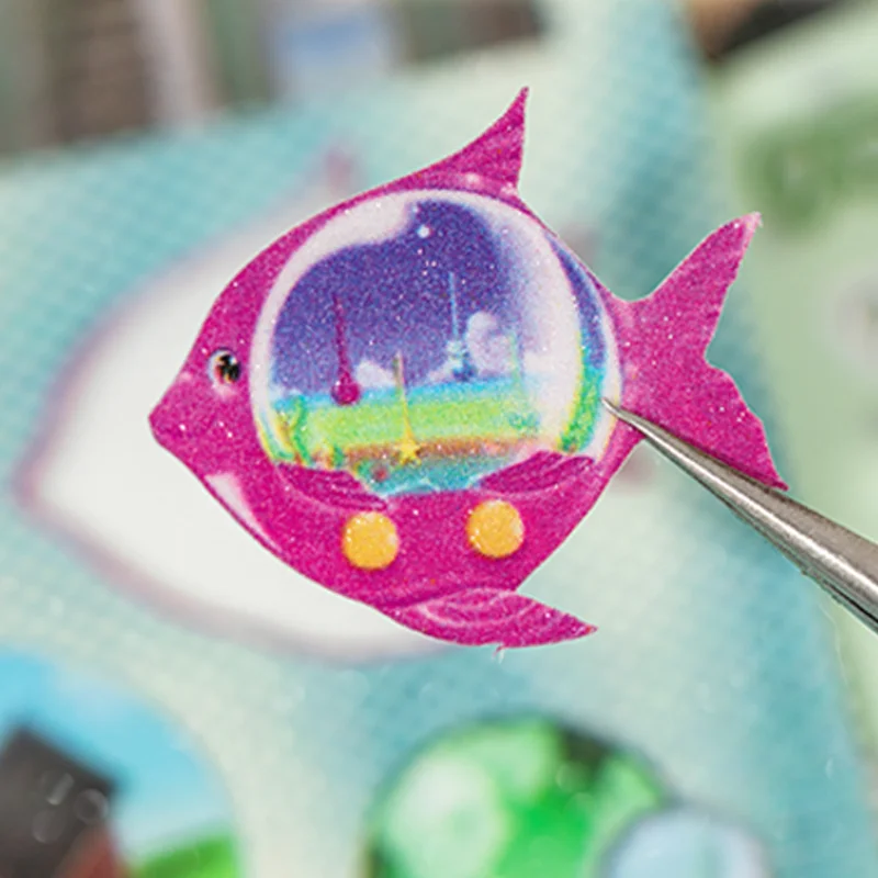 สติกเกอร์ฟิล์มม้วนตัดแต่งรูปทรง 2Style 30 ชิ้น/ถุง สำหรับสมุดบันทึก สมุดภาพ DIY กรอบรูป สมุดภาพ สมุดโน้ต แก้วน้ำ