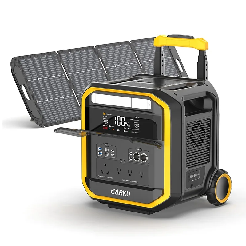 

[Hot Sale] Outdoor 3600W Lifepo4 Lithium Ion Cell High Capacity Portable Solar Power Station 1500W 1800W 2200W Camping Power Ban