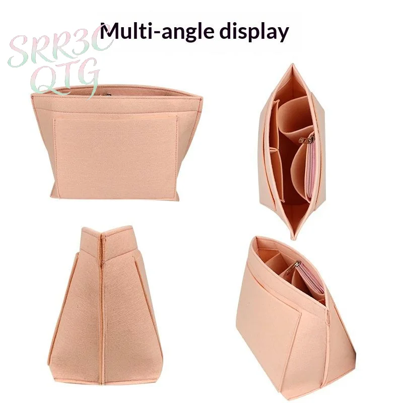 Hot Sale Felt Insert Bag Fits For Handbag Liner Bag Felt Cloth Makeup Bag Support Travel Portable Insert Purse Organizer
