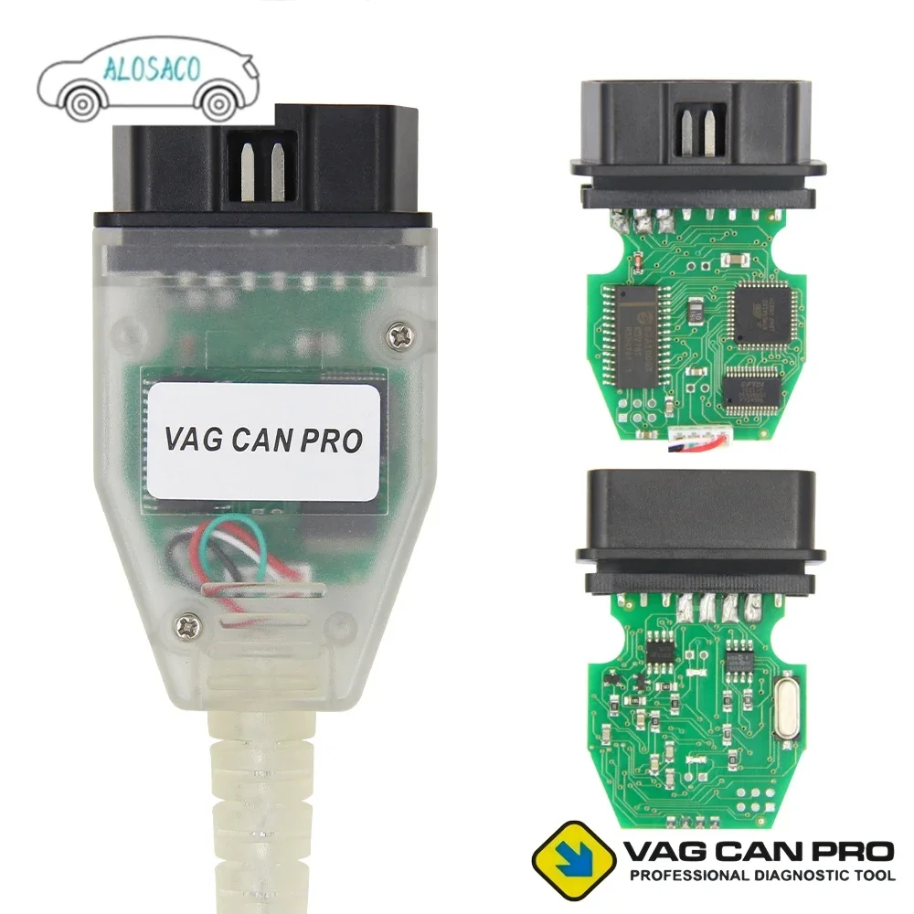 VCP CAN PRO V5.5.1 for VW Audi K-line with USB -KEY for diagnostics and programming of electronic components used in vehicles