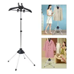 Clothes Steamer Hanger Rack Stand Garment Ironing Steaming Bracket Clothing Standing Hanging Coat Drying Steam Iron Stand