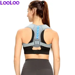 1Pcs Breathable Elastic Adjustable Back Posture Corrector Brace for Women and Men Basketball Football Volleyball Running Cycling