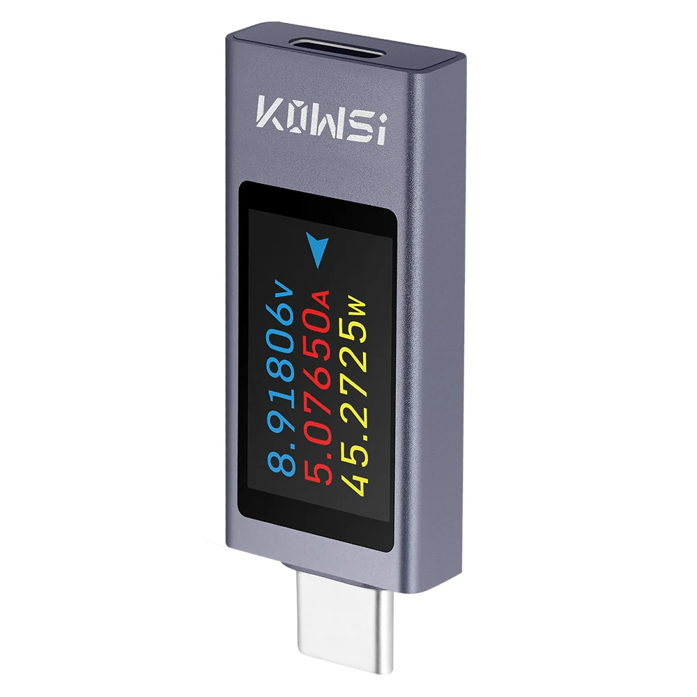 KWS-2301C KWS-2303C Digital Display DC Voltage Ammeter Power Meter Type-c Cell Phone Charging Tester Voltage Monitor DC4-30V