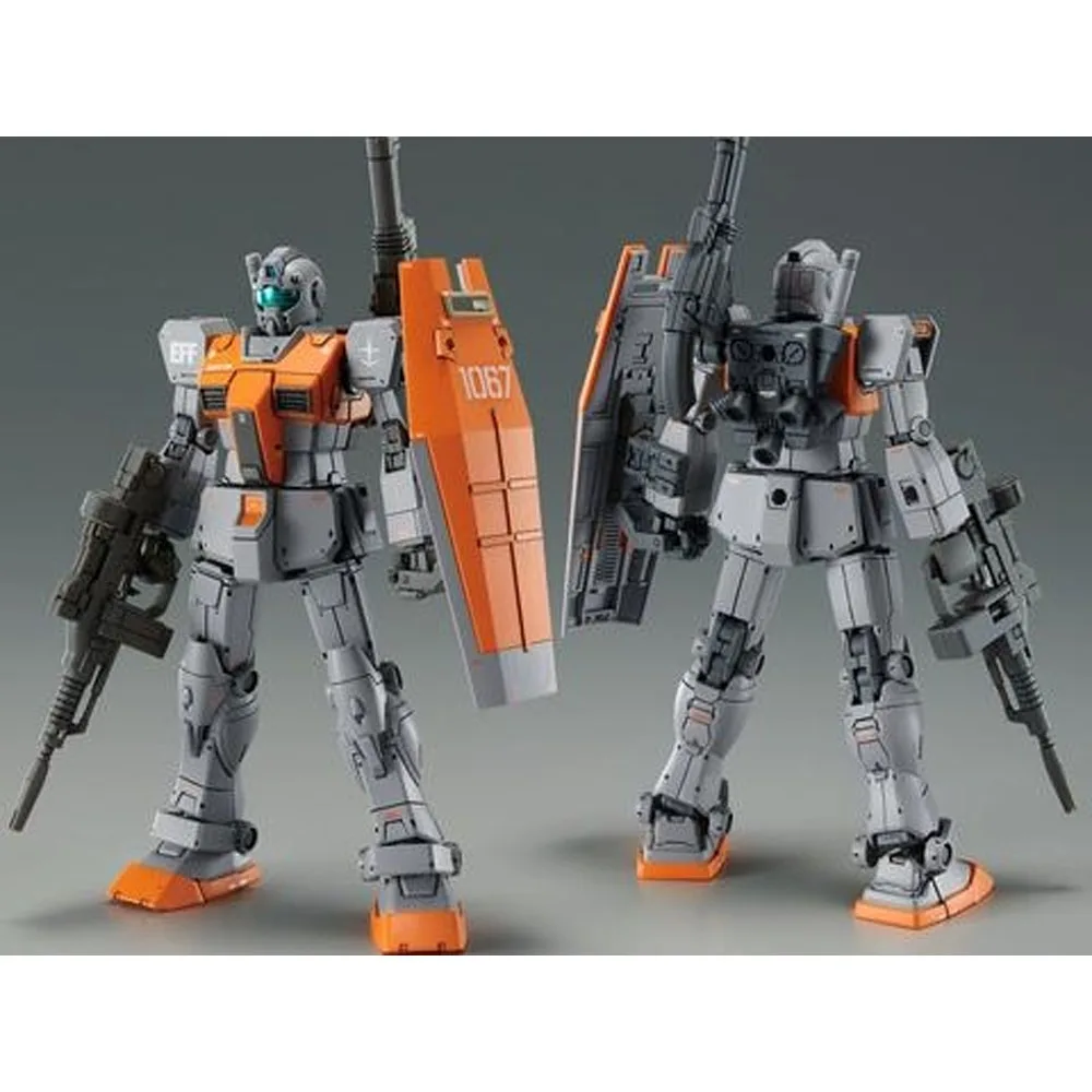 100% أصيلة بانداي HG 1/144 RGM-79 GM (النوع الأمامي المغربي) أنيمي تجميع أطقم منمذجة-لعبة قابلة للجمع والهدايا للأطفال
