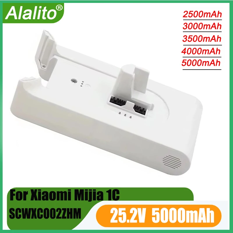 

Новое обновление 25,2 В, 4000 мАч, литий-ионная аккумуляторная батарея для ручного беспроводного пылесоса Xiaomi 1C P2017-7S1P-BMA