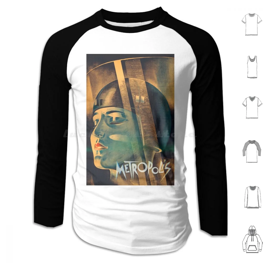 Metropolis ( 1927 ) Hoodie cotton Long Sleeve Film Foreign Cinema