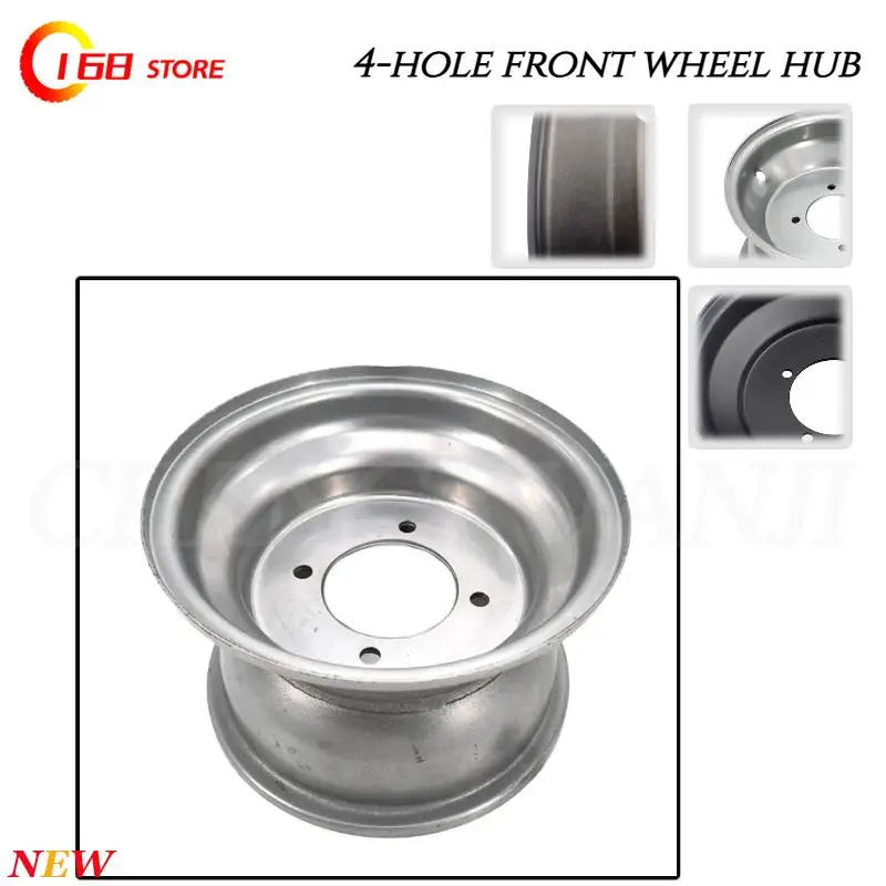 

10 Inch Black ATV Front Rear Wheel Rims 10 "four hole hubs fit ATV 20X7-10 21X7-10 23X7-10 20.5X10-10 22X10-10 20X10-10