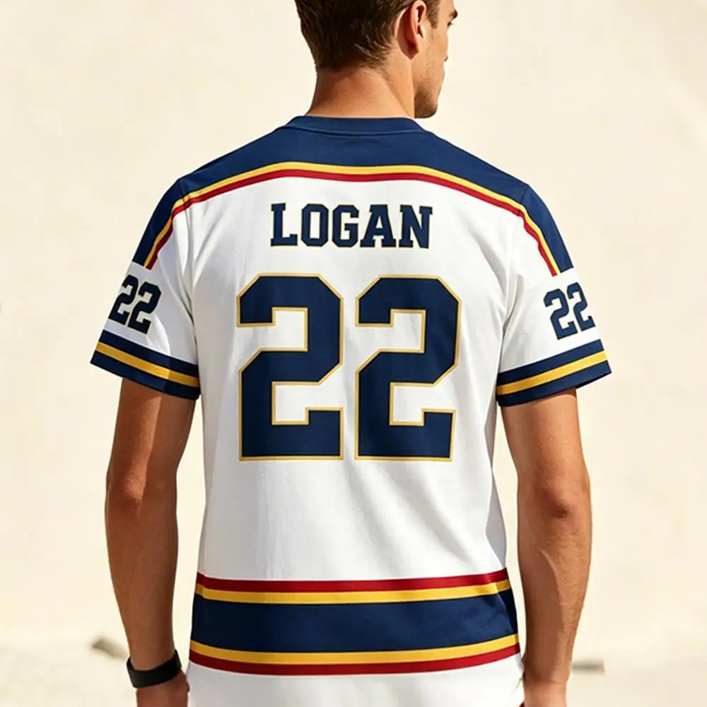 2026 New Off-Campus Briar University Hockey Jersey Summer Graham Logan Cosplay T-shirt Men Women Vintage Streetwear Sports Tops image 3